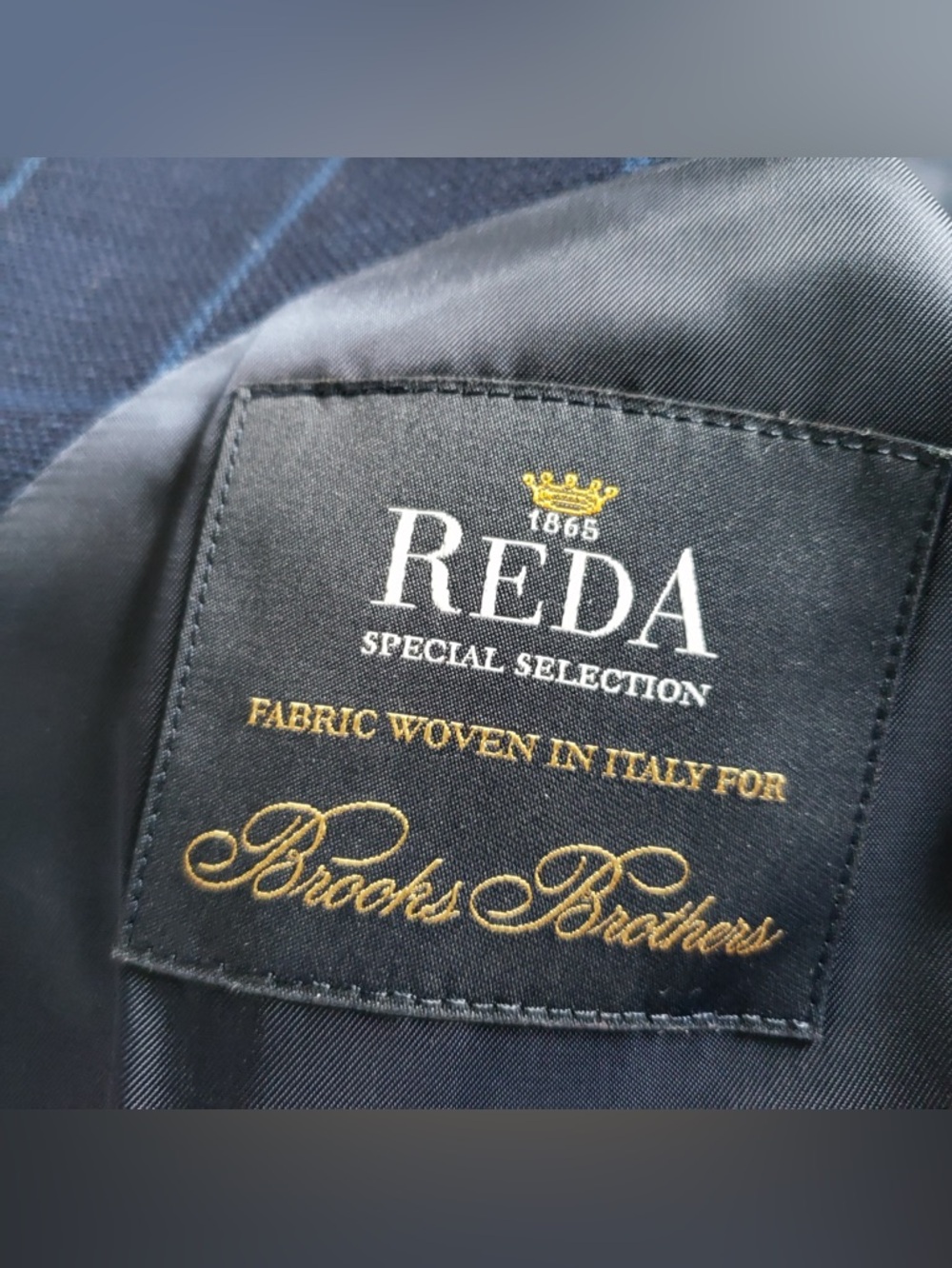 Brooks Brothers Regent Reda Pure Wool Sport Coat Navy Blue - Picture 5 of 9